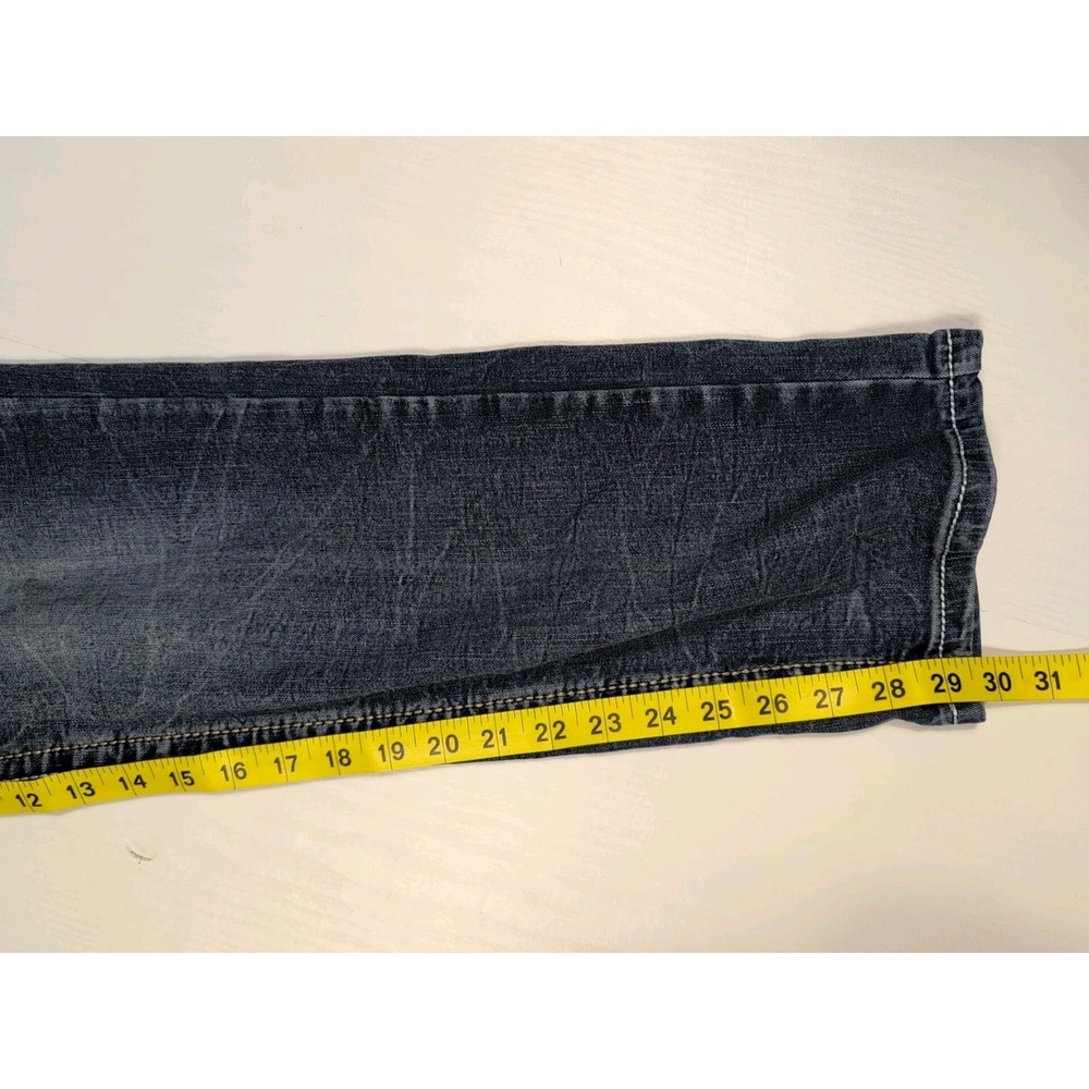 True Luck Men Bootcut Jeans 34x32 Blue Classic Fit Western Denim Pants - Picture 14 of 16